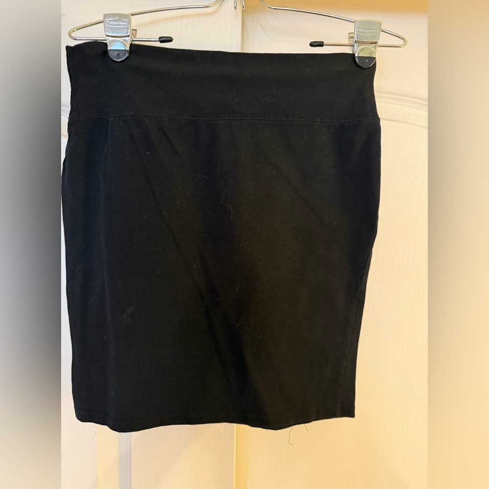 Black Mini Pencil Skirt